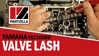 Yamaha YXZ1000R Valve Adjustment  Setting Valve Clearance on a Yamaha YXZ1000R  Partzillacom [upl. by Crean]