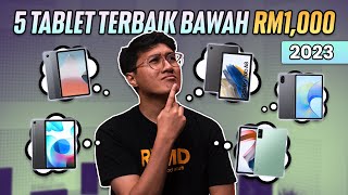 5 Tablet Terbaik Bawah RM1000 Tahun 2023 di Malaysia [upl. by Aneras]