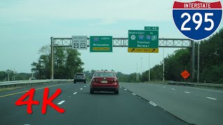 ⁴ᴷ Interstate 295Trenton Bypass NJPA outer loop 4K VIDEO [upl. by Leonid]