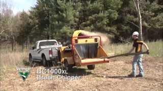 Brush Chipper  BC1000XL Gas Engine  Video 1  Vermeer Tree Care Equipment [upl. by Arinaid]