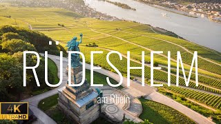 Rüdesheim am Rhein Germanys Wine Paradise  🇩🇪 Walking Tour 2023  4K 60fps HDR [upl. by Ohs]