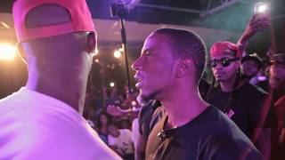 Hitman Holla vs Byron Blake Rap Battle [upl. by Nirihs]