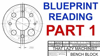 BLUEPRINT READING PART 1 Marc LEcuyer [upl. by Ileane]