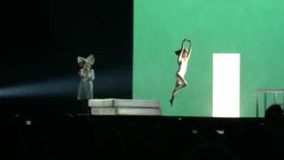 Sia  Chandelier  Live  Oracle Arena 100116 [upl. by Cristi]