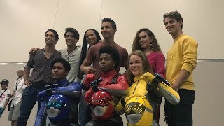 Power Rangers Beast Morphers Cast Reveal  Power Morphicon 2018 [upl. by Bjorn621]