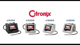 Citronix ci5000 Series continuous ink jet printer overview [upl. by Dunlavy]