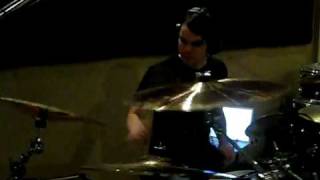 Lech Recording Drums  As Blood Runs Black [upl. by Inaluiak]