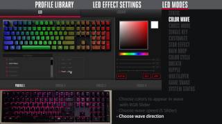 MasterKeys Pro RGB Software LED Configuration Guide [upl. by Yetsirhc817]