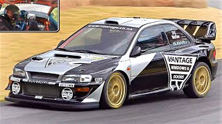 BRUTAL 880Hp Impreza WRC  Onboard w Alister MCRAE [upl. by Cirala]