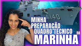 DICAS DE PREPARAÃ‡ÃƒO PARA A PROVA DO QUADRO TÃ‰CNICO DA MARINHA [upl. by Veedis]