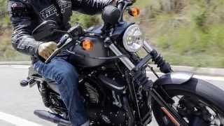 HarleyDavidson Sportster Iron 883 review  Visordown Road Test [upl. by Ahsenev]