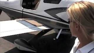 Cessna 400 Corvallis  Attractive pilot walkaround amp demo w stall [upl. by Galvan899]