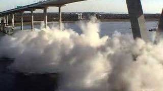 Implosion of M1M5 Pearman Bridge Piers [upl. by Adnaloj]