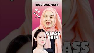 GET KOREAN GLASS SKIN with RICE FACE MASK⭐️homemade diy beauty koreanskincare ramshasultankhan [upl. by Etti]