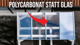 die BESTE Terrassenüberdachung Polycarbonat Glas oder Acrylglas [upl. by Lyrad216]