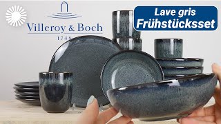 Villeroy amp Boch Lave gris Frühstücksset  Hertie [upl. by Yor729]