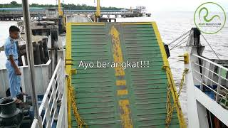 Kapal RORO Penyeberangan Bengkalis dari Pakning [upl. by Elvis467]