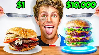 Eating CHEAP vs EXPENSIVE Food Challenge [upl. by Nomzed]