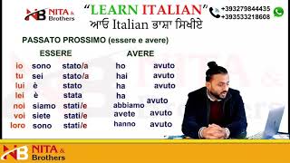 Passato prossimo ESSERE  AVERE  Learn Italian with Nita and brothers [upl. by Lowenstern]