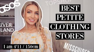 BEST PETITE CLOTHING BRANDS Best Petite Jeans Dresses amp More [upl. by Kjersti]