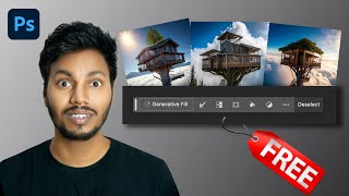 Photoshop Generative AI Fill Free [upl. by Ivy877]