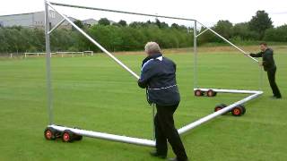 ITSA Goal  Aluminium goalpost 21x7 footballtraining footballtrainingsession goalposts [upl. by Bride]