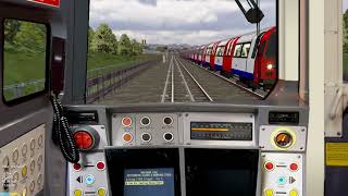 OpenBVE Northern Line Edgware  Morden Via Bank [upl. by Eruot]