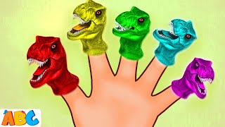 Learn all about the TREX DINOSAURS  THE FINGER FAMILY SONG [upl. by Huei]