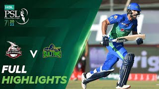 Full Highlights  Lahore Qalandars vs Multan Sultans  Match 3  HBL PSL 7  ML2T [upl. by Selwin]