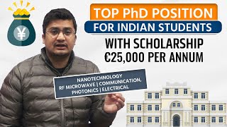 Top PhD Position Abroad with Scholarship  Dont Miss Apply Now  1 Crore Scholarship phd [upl. by Minnaminnie]