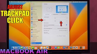 How to Adjust Trackpad Click on MACBOOK [upl. by Nonna566]