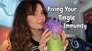 ASMR  Fixing Your Tingle Immunity Fast amp Aggressive Mic Triggers Mouth Sounds Orbeez Ball More [upl. by Drucie]