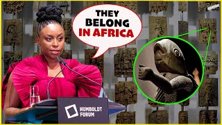 Chimamanda Expose Europe for keeping stolen African Artifacts in museums [upl. by Brandise]