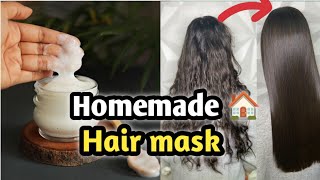 how to make hair mask at home  sidra meer vlogs 😍 [upl. by Nimoynib]