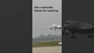 Very windy A350 Landing in LHR automobile aviation boeing airamerica viralvideo shortvideo [upl. by Silsbye]