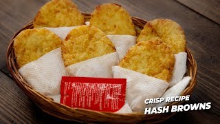 Hash Browns Recipe  Crispy Restaurant Like  CookingShooking [upl. by Arraic]