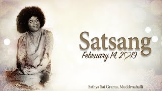 Divine Satsang Live from Muddenahalli  14 February 2019 [upl. by Carline]