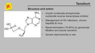 Pharmacology of Tenofovir  Clinical uses Mechanism of action Absorption Side effects [upl. by Barcroft]