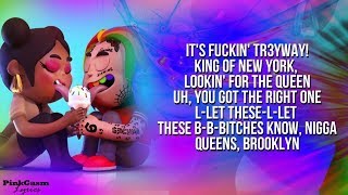 6IX9INE  FEFE ft Nicki Minaj Lyric Video HD [upl. by Thomey]