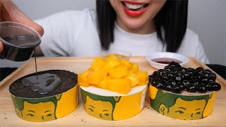 THAI PUDDING DESSERT THREE WAYS ASMR SOFT EATING SOUNDS LIGHT WHISPERS  SASASMR [upl. by Papageno]