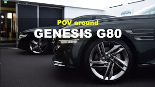 2024 Genesis G80 Facelift POV Exterior and Interior [upl. by Hilly]