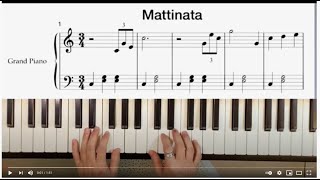 Mattinata  PIANO COVER [upl. by Yenalem]