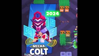 Brawl Stars All Mecha Skins 20242019 fypage youtubeshorts shortvideo shorts youtube fy [upl. by Etezzil]