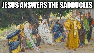 Jesus Answers The Sadducees  Bible Story [upl. by Uolymme]