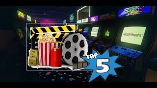 TOP 5 ARCADE GAMES IN MOVIES [upl. by Heinrich]