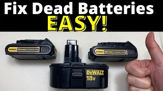 SECRET to Fix Drill Batteries that Wont Charge [upl. by Nameerf149]