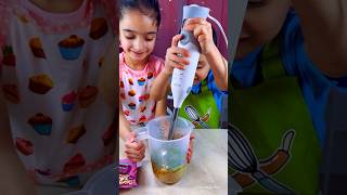 Children make a healthy and delicious hummus with pine nuts shorts viral cooking kids viral [upl. by Pang]