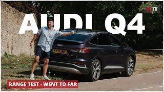 FULL REVIEW  AUDI Q4 ETRON RANGE TEST  how far can it go HONESTLY [upl. by Miguelita]