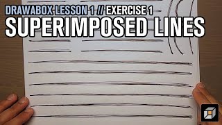 Drawabox Lesson 1 Exercise 1 Superimposed Lines [upl. by Ennayhs]