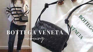 Bottega Veneta Mini Loop Bag Unboxing  What Fits  Modshots [upl. by Leal]